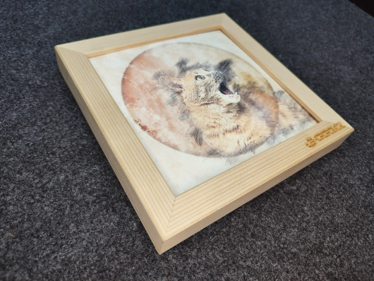 Dřevěný rámeček s obrázkem Vašeho miláčka